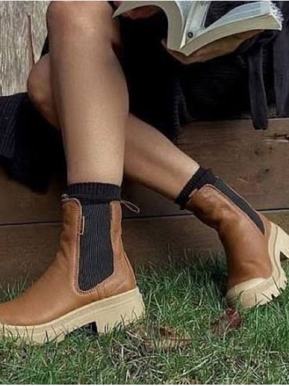 Palladium Tan Combat & Moto Boots